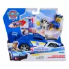 PAW Patrol: Search & Rescue, Chase Rescue Cruiser automobilis su 2 figūrėlėmis, policijos automobilio žaislas su atitraukimo ir paleidimo veiksmu, vaikiški žaislai berniukams ir mergaitėms nuo 3 metų