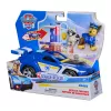 PAW Patrol: Search & Rescue, Chase Rescue Cruiser automobilis su 2 figūrėlėmis, policijos automobilio žaislas su atitraukimo ir paleidimo veiksmu, vaikiški žaislai berniukams ir mergaitėms nuo 3 metų