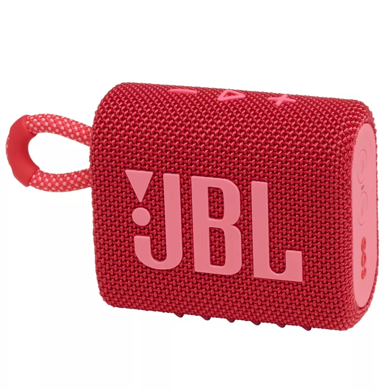 JBL GO 3 RAUDONA, 3,81 cm (1,5 colio), 4,7 cm, 4,2 W, 110–20000 Hz, 85 dB, 4,2 W