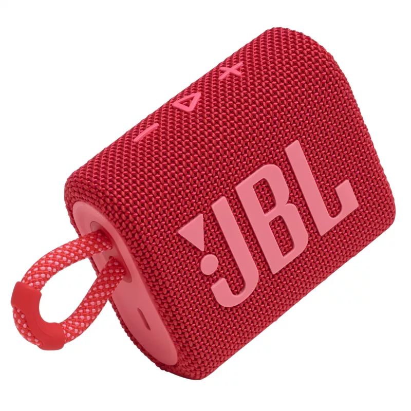 JBL GO 3 RAUDONA, 3,81 cm (1,5 colio), 4,7 cm, 4,2 W, 110–20000 Hz, 85 dB, 4,2 W