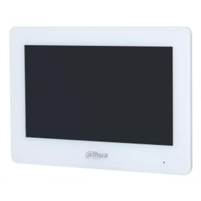 Vaizdo domofono monitorius DAHUA VTH5123H-W-S2, 17,8 cm (7 col.) TFT, 1024×600, Wi‑Fi, MicroSD 64 GB, baltas