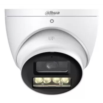 Dahua Technology Lite Dome IP apsaugos kamera HAC-HDW1500T-IL-A — 2880×1620, 113,3° HFOV, 0,01 lx, lubos/siena, vidaus ir lauko
