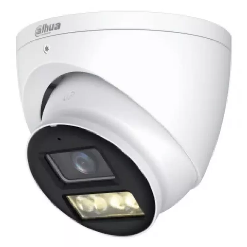 Dahua Technology Lite Dome IP apsaugos kamera HAC-HDW1500T-IL-A — 2880×1620, 113,3° HFOV, 0,01 lx, lubos/siena, vidaus ir lauko