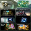 Televizorius Hisense 85E68S 65 colių ULED MiniLED UltraHD/4K, trigubas imtuvas, 144 Hz skydelis, įmontuotas žemų dažnių garsiakalbis