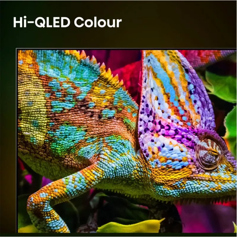 Televizorius Hisense 85E68S 65 colių ULED MiniLED UltraHD/4K, trigubas imtuvas, 144 Hz skydelis, įmontuotas žemų dažnių garsiakalbis