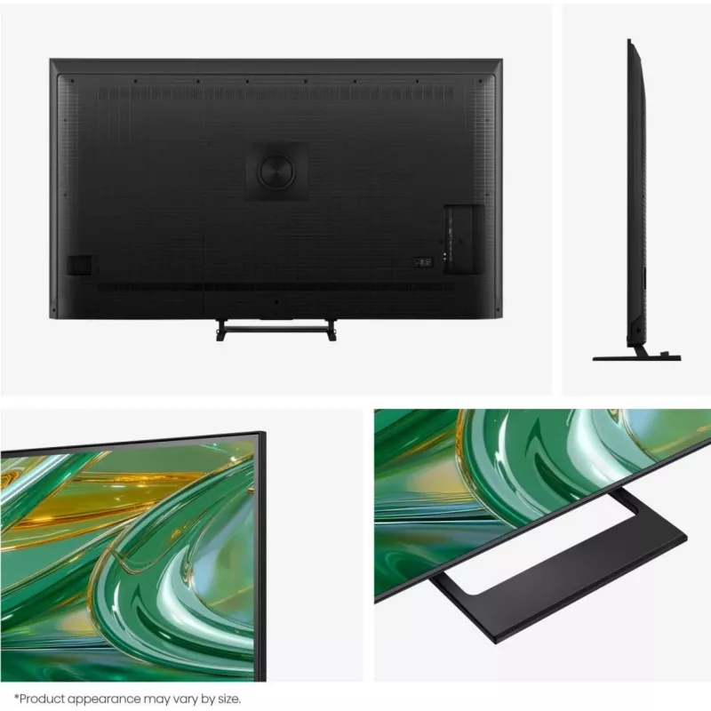 Televizorius Hisense 85E68S 65 colių ULED MiniLED UltraHD/4K, trigubas imtuvas, 144 Hz skydelis, įmontuotas žemų dažnių garsiakalbis