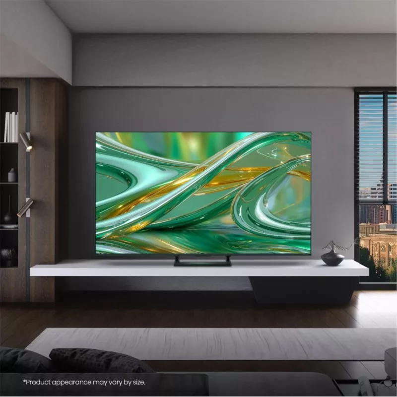 Televizorius Hisense 85E68S 65 colių ULED MiniLED UltraHD/4K, trigubas imtuvas, 144 Hz skydelis, įmontuotas žemų dažnių garsiakalbis