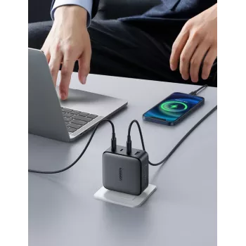 Kroviklis Ugreen Nexode 100W GaN USB-C USB-A Greitas Įkrovimas 3 Prievadai
