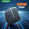 Kroviklis Ugreen Nexode 100W GaN USB-C USB-A Greitas Įkrovimas 3 Prievadai