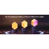 Išmanusis sieninis šviestuvas Govee Glide Hexagon Light Panels Ultra išplėtimo rinkinys – Wi‑Fi / Bluetooth, 36 V įvestis, pilkas