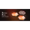 Išmanusis sieninis šviestuvas Govee Glide Hexagon Light Panels Ultra išplėtimo rinkinys – Wi‑Fi / Bluetooth, 36 V įvestis, pilkas