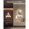 Išmanusis sieninis šviestuvas Govee Glide Hexagon Light Panels Ultra išplėtimo rinkinys – Wi‑Fi / Bluetooth, 36 V įvestis, pilkas