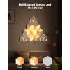 Išmanusis sieninis šviestuvas Govee Glide Hexagon Light Panels Ultra išplėtimo rinkinys – Wi‑Fi / Bluetooth, 36 V įvestis, pilkas