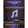Išmanusis sieninis šviestuvas Govee Glide Hexagon Light Panels Ultra išplėtimo rinkinys – Wi‑Fi / Bluetooth, 36 V įvestis, pilkas