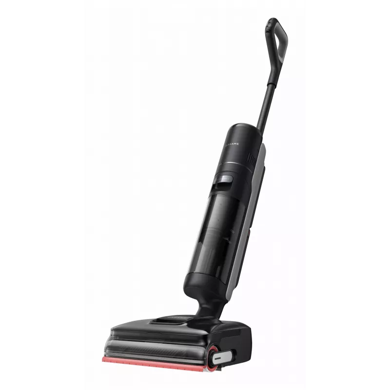 2-in-1 stick vacuum Dreame H15 Mix — maitinamas baterijomis sausas ir šlapias valymas, 400 W, 23 000 Pa, trigubas kraštų šepetys, juoda