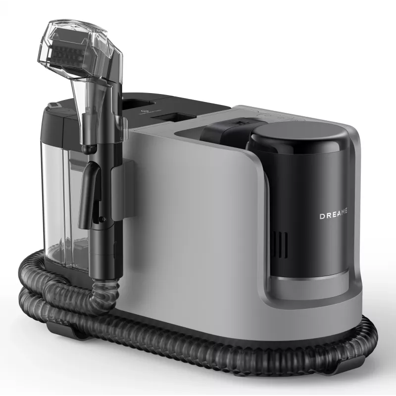 2-in-1 stick vacuum Dreame H15 Mix — maitinamas baterijomis sausas ir šlapias valymas, 400 W, 23 000 Pa, trigubas kraštų šepetys, juoda