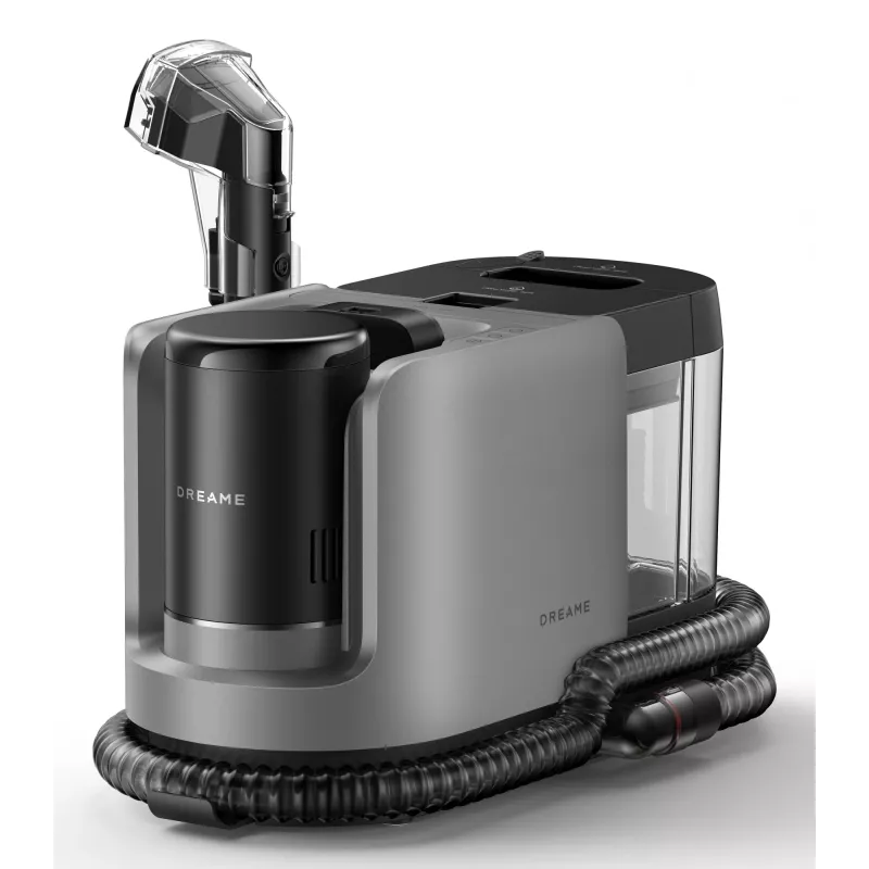 2-in-1 stick vacuum Dreame H15 Mix — maitinamas baterijomis sausas ir šlapias valymas, 400 W, 23 000 Pa, trigubas kraštų šepetys, juoda
