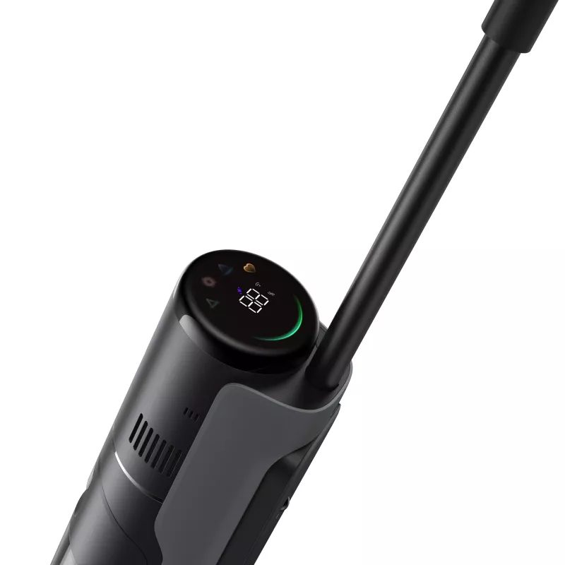 2-in-1 stick vacuum Dreame H15 Mix — maitinamas baterijomis sausas ir šlapias valymas, 400 W, 23 000 Pa, trigubas kraštų šepetys, juoda