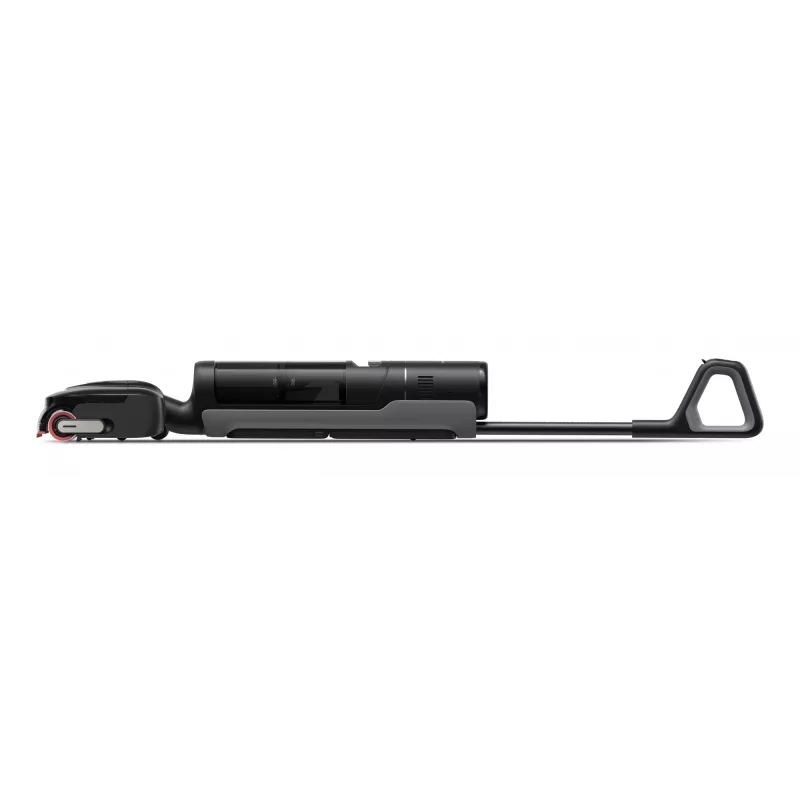 2-in-1 stick vacuum Dreame H15 Mix — maitinamas baterijomis sausas ir šlapias valymas, 400 W, 23 000 Pa, trigubas kraštų šepetys, juoda