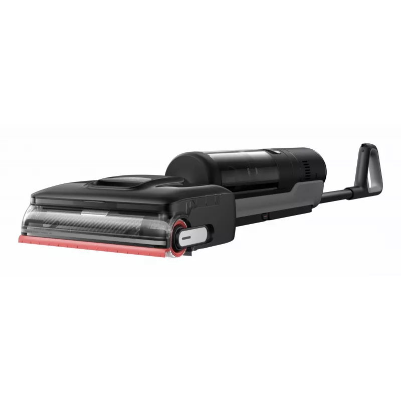 2-in-1 stick vacuum Dreame H15 Mix — maitinamas baterijomis sausas ir šlapias valymas, 400 W, 23 000 Pa, trigubas kraštų šepetys, juoda