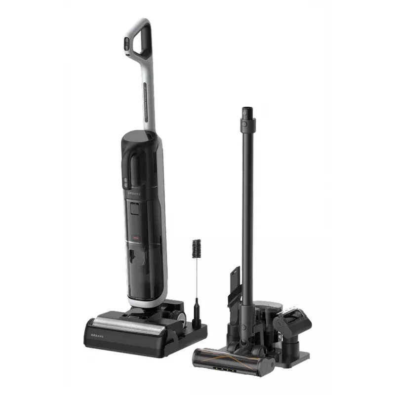 Belaidis dulkių siurblys Dreame H14 Dual baterija Dry & Wet Bagless — 18000 Pa siurbimo galia, 380 W, 0,35 L, juodas