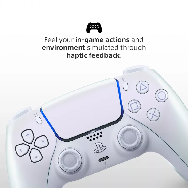 Sony DualSense v3 Pearl Bluetooth/USB žaidimų valdiklis Analoginis / Skaitmeninis PlayStation 5