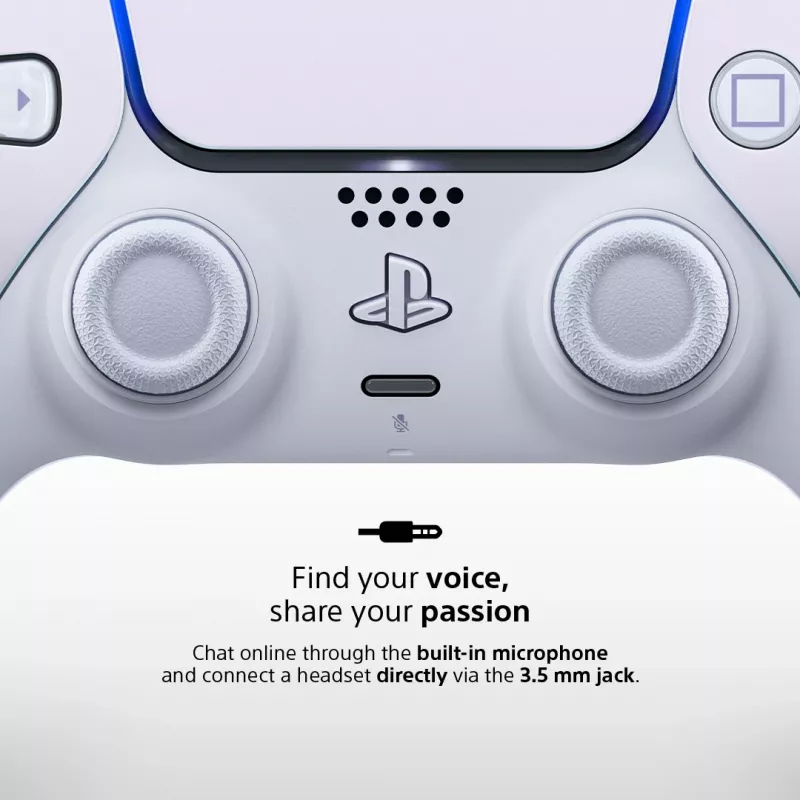 Sony DualSense v3 Pearl Bluetooth/USB žaidimų valdiklis Analoginis / Skaitmeninis PlayStation 5