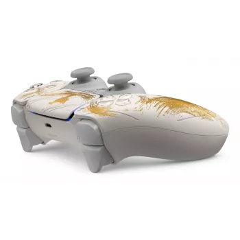 Sony DualSense belaidis valdiklis – Ghost of Yōtei Gold Limited Edition, auksinis, baltas, Bluetooth/USB žaidimų pultas, analoginis / skaitmeninis, Android, MAC, PC, PlayStation 5, iOS