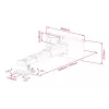 Projektoriaus laikiklis Multibrackets M Projector Mount Short Throw Deluxe 300-700 Medium Sieninis laikiklis 25 kg Balta