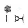 Sieninis laikiklis MULTIBRACKETS M VESA Flexarm Full Motion Dual 400x400 40–70 colių ekranams, 45 kg, juodas
