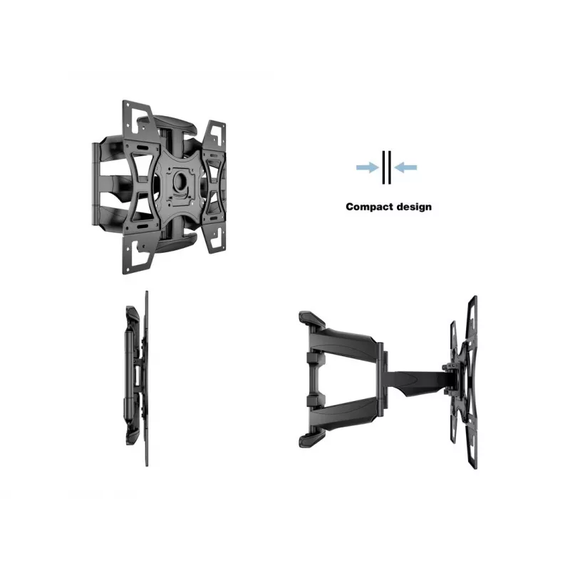 Sieninis laikiklis MULTIBRACKETS M VESA Flexarm Full Motion Dual 400x400 40–70 colių ekranams, 45 kg, juodas