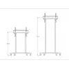Multibrackets M motorizuotas grindų stovas 60 kg juodas Maks. svoris 60 kg Min. ekranas 94 cm Maks. ekranas 2,29 m