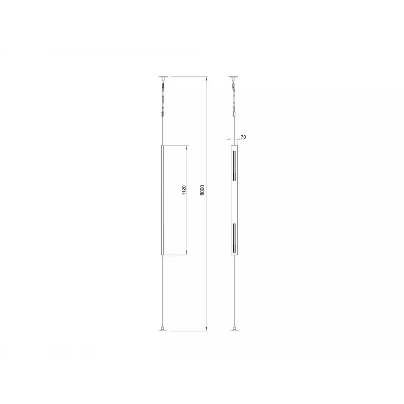 Multibrackets M Wiremount Pro OM55N-D 30 kg 55 coliai Juoda