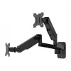 Multibrackets M Monitoriaus Laikiklis Sienai Basic Dual 16 kg 17-32 col. Juoda