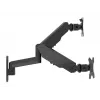Multibrackets M Monitoriaus Laikiklis Sienai Basic Dual 16 kg 17-32 col. Juoda