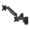 Multibrackets M Monitoriaus Laikiklis Sienai Basic Dual 16 kg 17-32 col. Juoda