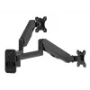 Multibrackets M Monitoriaus Laikiklis Sienai Basic Dual 16 kg 17-32 col. Juoda