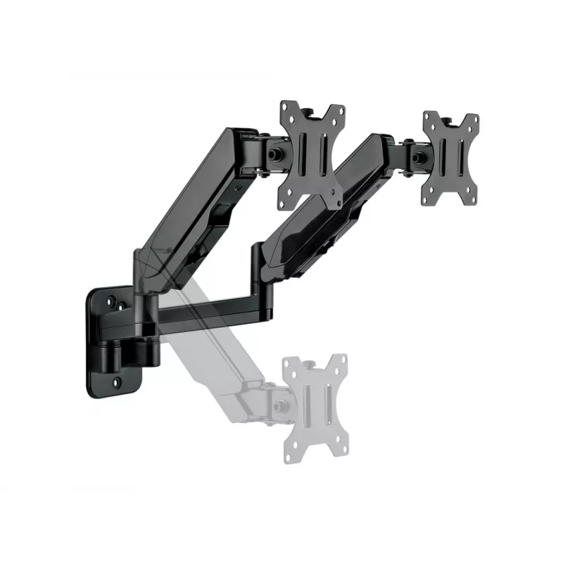Multibrackets M Monitoriaus Laikiklis Sienai Basic Dual 16 kg 17-32 col. Juoda