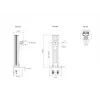 Monitoriaus laikiklis Multibrackets M VESA Deskmount HD Single 32–50 colių ekranams, spaustuvas / varžtinis tvirtinimas, maks. 24 kg, VESA 75x75–100x100, juodas