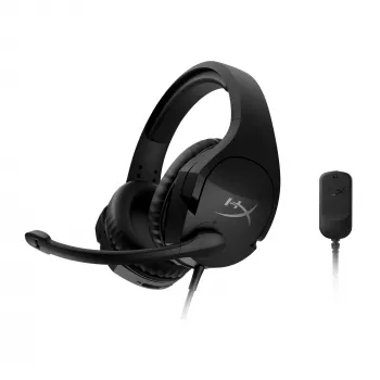 HyperX Cloud Stinger S ausinės laidinės ant galvos žaidimams juodos