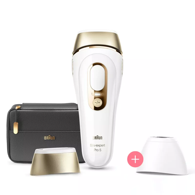 Braun Silk-expert Pro Silk·expert Pro 5 PL5140 Intensyvi impulsinė šviesa (IPL) Auksinė, Balta