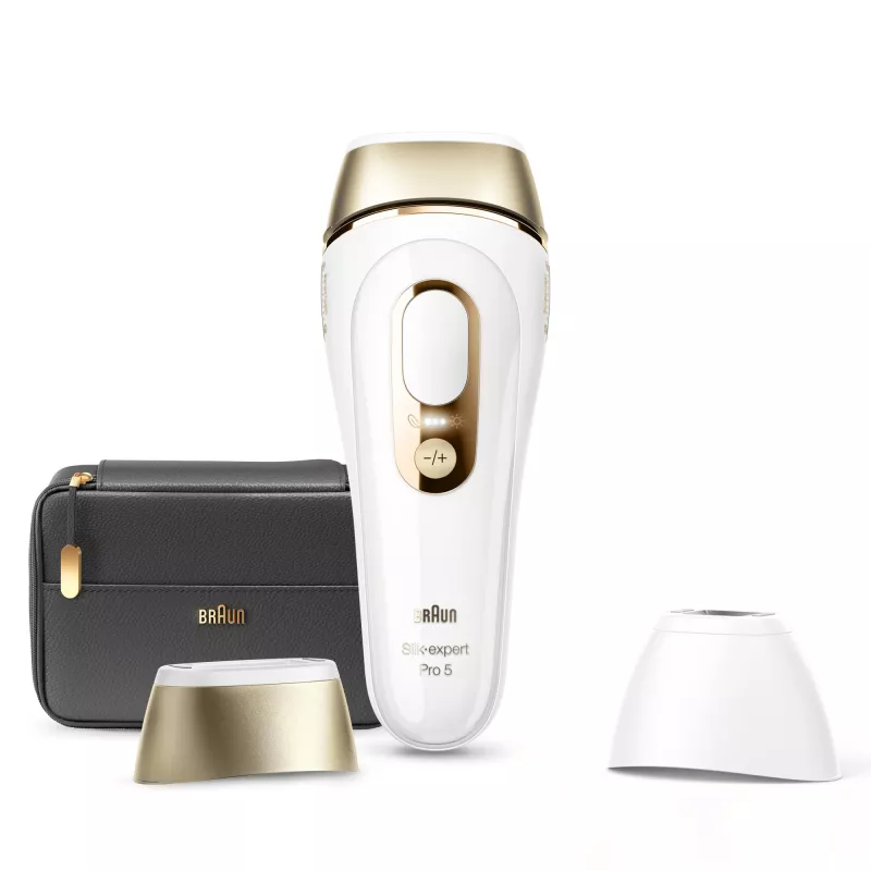 Braun Silk-expert Pro Silk·expert Pro 5 PL5140 Intensyvi impulsinė šviesa (IPL) Auksinė, Balta