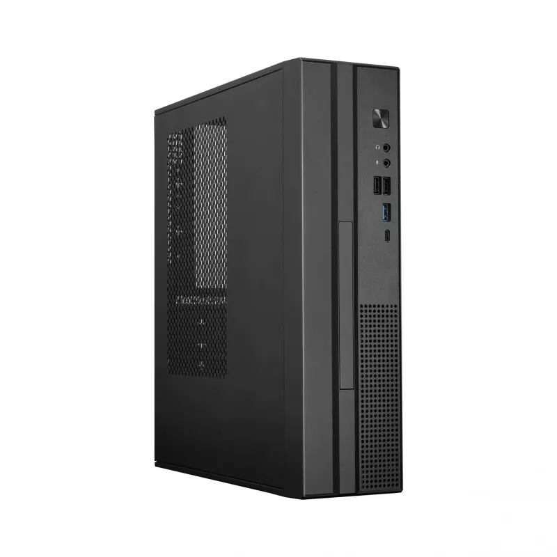 Kompiuterio korpusas CHIEFTEC DT-10B-300 Small Form Factor (SFF) juodas su 300 W TFX maitinimo bloku