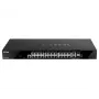 D-Link 28 prievadų gigabitinis krovimu sujungiamas išmanus valdomas komutatorius su 2 x 10GBase-T ir 2 x 10G SFP+