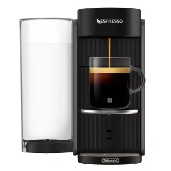 De’Longhi NESPRESSO® Vertuo Pop ENV90.B - Liquorice Juoda, kapsulinis kavos aparatas, kavos kapsulė, pilka