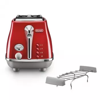 De’Longhi Icona Capitals 6 2 riekėms 900 W raudonas