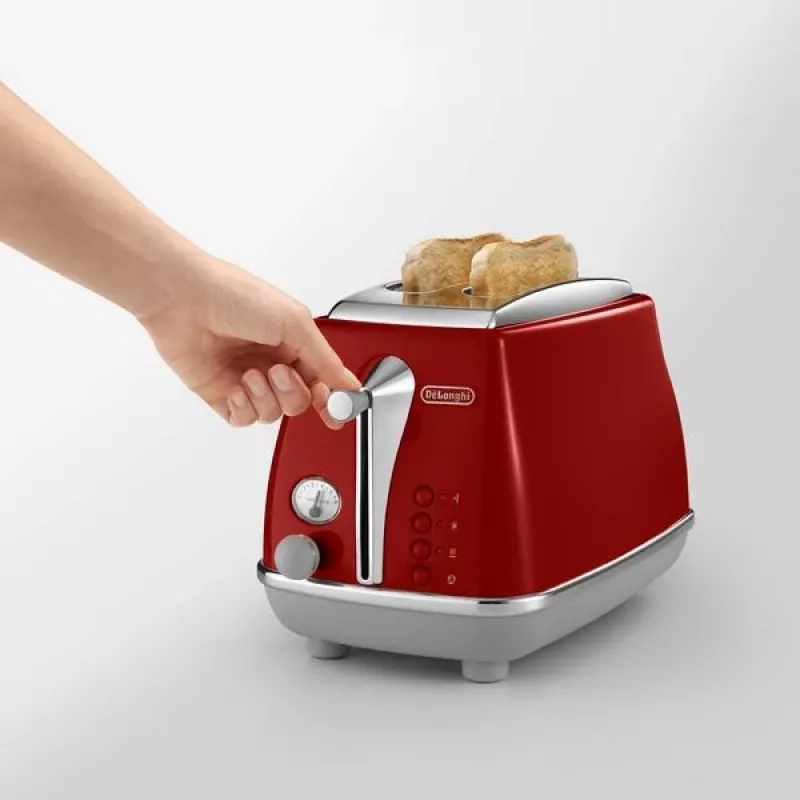 De’Longhi Icona Capitals 6 2 riekėms 900 W raudonas