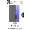 Cellularline BOOK 3 – Galaxy A37 knyginis dėklas su magnetiniu užsegimu, kortelių kišene ir lengvu kortelių išėmimu. Apsaugo telefoną neužblokuodamas mygtukų ir prievadų.