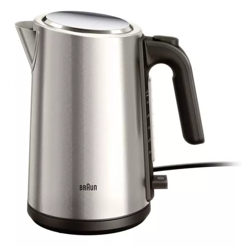 Braun WK 5200 elektrinis virdulys 1,7 L 2200 W Nerūdijantis plienas, Juoda