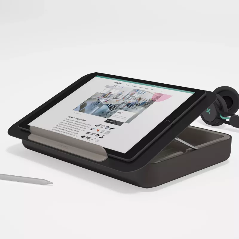 Dataflex Addit Bento® ergonomic toolbox 903, Nešiojamojo kompiuterio stovas, Juoda, 38.1 cm (15 colių), 38.1 cm (15 colių), 38.1 cm (15 colių), 6 kg